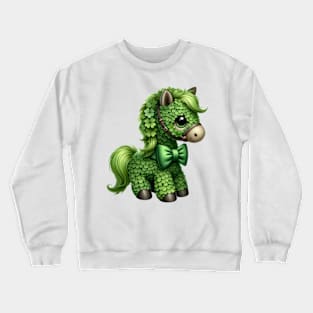 Clover Horse St Patricks Day Crewneck Sweatshirt